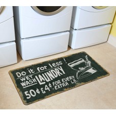 Bungalow Flooring Vintage Laundry Kitchen Mat WDK1814